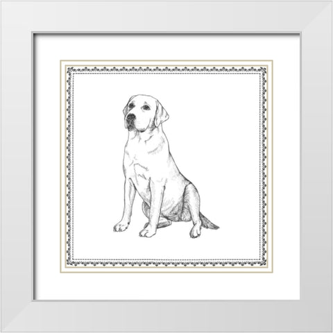 Best in Show XII White Modern Wood Framed Art Print with Double Matting by Meagher, Megan