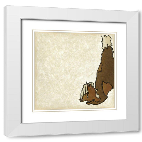 Good Dog VI White Modern Wood Framed Art Print with Double Matting by Zarris, Chariklia