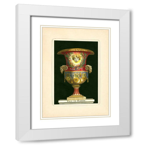 Vase with Sunflowers White Modern Wood Framed Art Print with Double Matting by Thomassin, S.