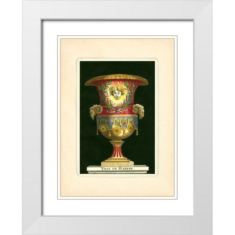 Vase with Sunflowers White Modern Wood Framed Art Print with Double Matting by Thomassin, S.