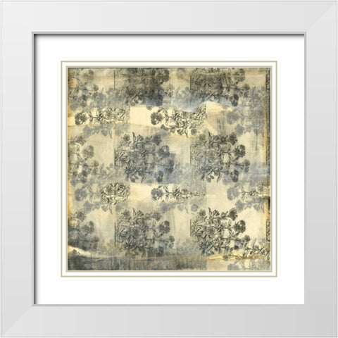 Aged Elegance II White Modern Wood Framed Art Print with Double Matting by Goldberger, Jennifer