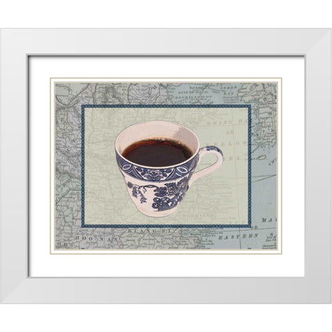 International Cup II White Modern Wood Framed Art Print with Double Matting by Vision Studio
