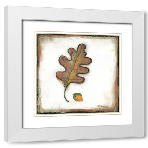 Fall Color I White Modern Wood Framed Art Print with Double Matting by Ludwig, Alicia