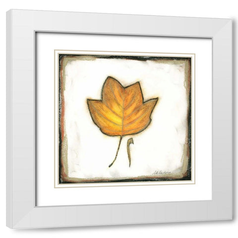 Fall Color IV White Modern Wood Framed Art Print with Double Matting by Ludwig, Alicia