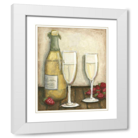 Champagne White Modern Wood Framed Art Print with Double Matting by Meagher, Megan