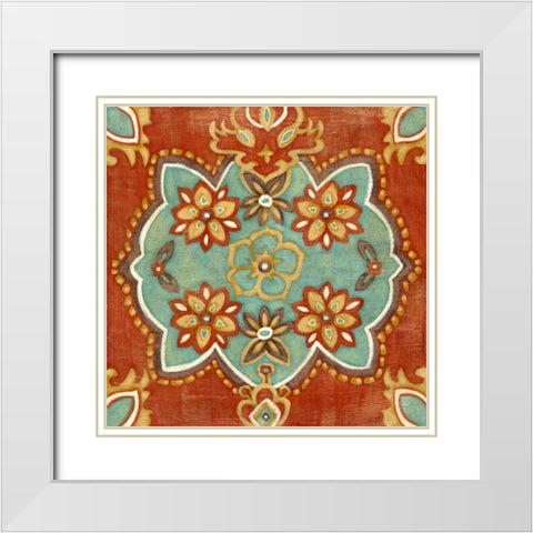 Small Turkish Spice IV White Modern Wood Framed Art Print with Double Matting by Zarris, Chariklia