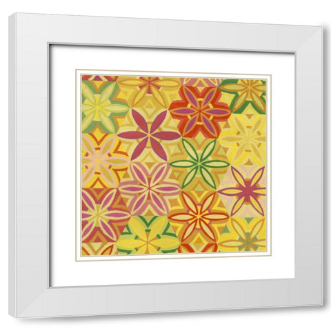 Sunny Day III White Modern Wood Framed Art Print with Double Matting by Zarris, Chariklia