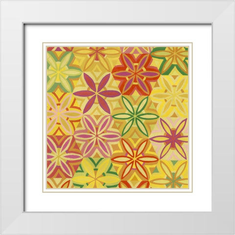 Sunny Day III White Modern Wood Framed Art Print with Double Matting by Zarris, Chariklia