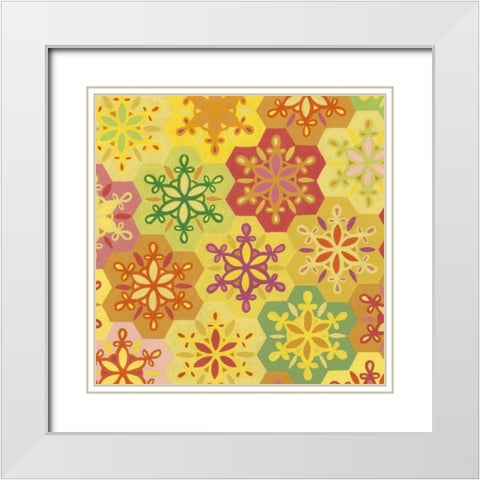 Sunny Day IV White Modern Wood Framed Art Print with Double Matting by Zarris, Chariklia