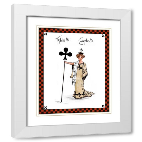 Bridge Party II White Modern Wood Framed Art Print with Double Matting by Vision Studio