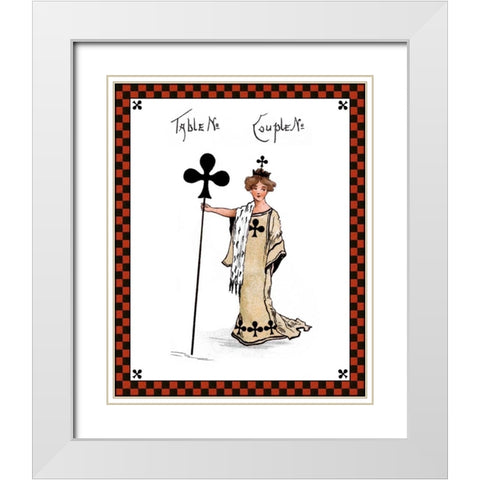 Bridge Party II White Modern Wood Framed Art Print with Double Matting by Vision Studio