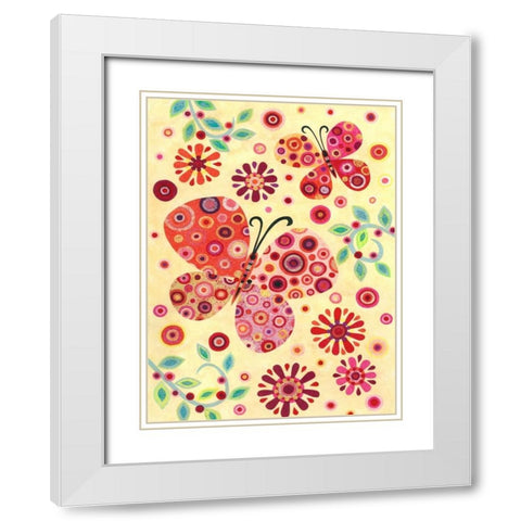 Breezy Day White Modern Wood Framed Art Print with Double Matting by Conway, Kim