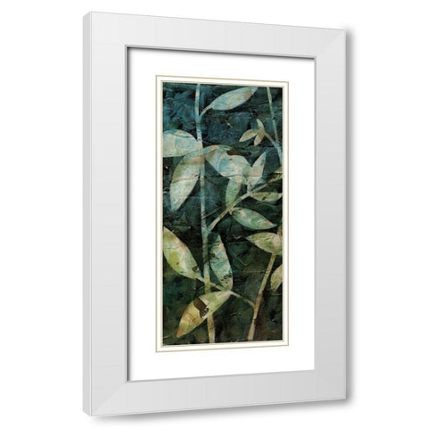 Mystic Reflections Panel I White Modern Wood Framed Art Print with Double Matting by Meagher, Megan