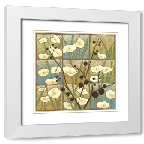 Orchard View I White Modern Wood Framed Art Print with Double Matting by Zarris, Chariklia