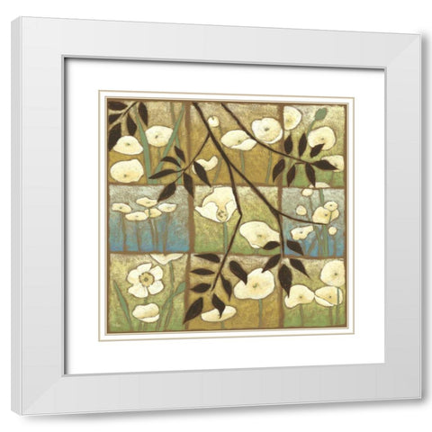 Orchard View II White Modern Wood Framed Art Print with Double Matting by Zarris, Chariklia