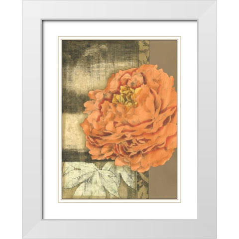 Small Ethereal Bloom III White Modern Wood Framed Art Print with Double Matting by Goldberger, Jennifer