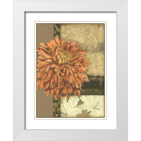 Small Ethereal Bloom IV White Modern Wood Framed Art Print with Double Matting by Goldberger, Jennifer