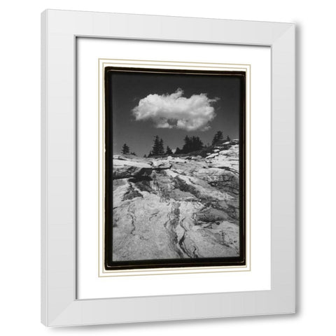 Cloud Dream White Modern Wood Framed Art Print with Double Matting by DeNardo, Laura