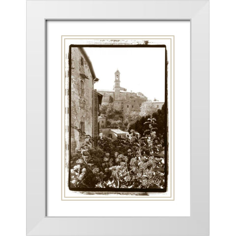 Church Bells Ringing White Modern Wood Framed Art Print with Double Matting by DeNardo, Laura