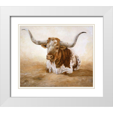 Easy Rider White Modern Wood Framed Art Print with Double Matting by Winkler, Kathy