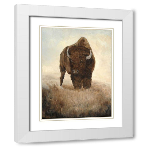 I am the One White Modern Wood Framed Art Print with Double Matting by Winkler, Kathy