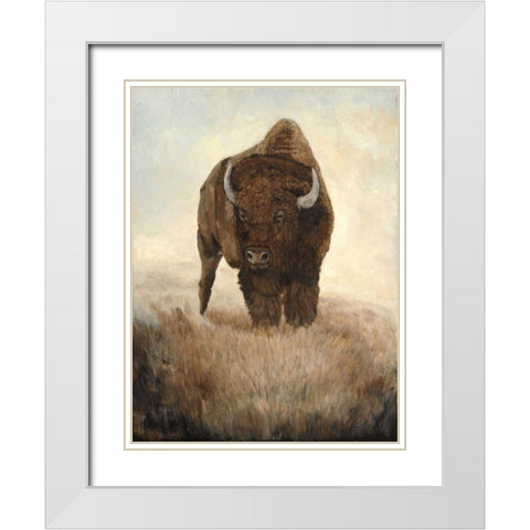 I am the One White Modern Wood Framed Art Print with Double Matting by Winkler, Kathy