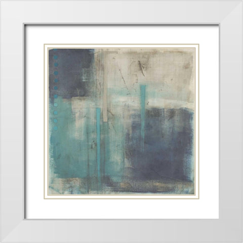 Crossfade I White Modern Wood Framed Art Print with Double Matting by Vess, June Erica