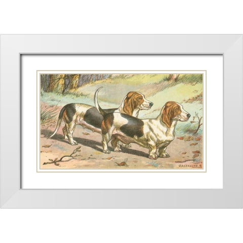 Mans Best Friend X White Modern Wood Framed Art Print with Double Matting by Unknown