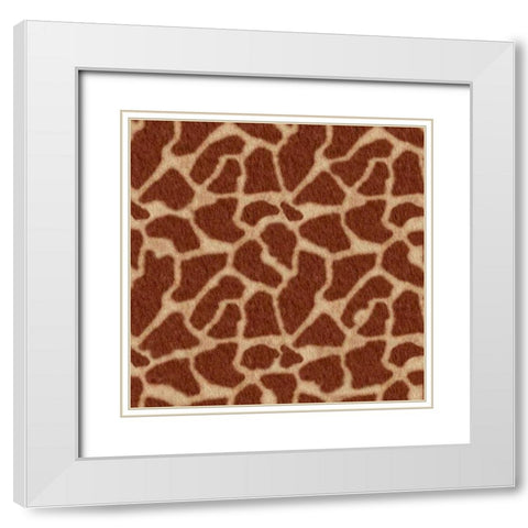 Animal Instinct III White Modern Wood Framed Art Print with Double Matting by Vision Studio