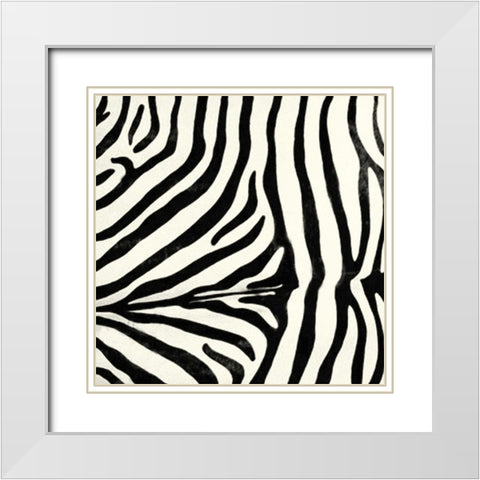 Animal Instinct VII White Modern Wood Framed Art Print with Double Matting by Vision Studio