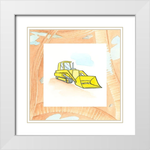 Charlies Loader White Modern Wood Framed Art Print with Double Matting by Swinford, Charles