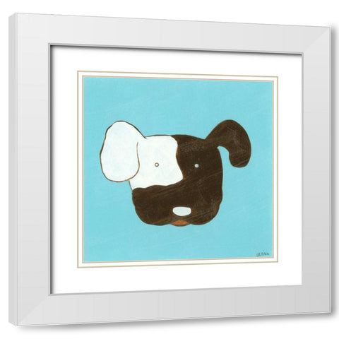 Max White Modern Wood Framed Art Print with Double Matting by Vess, June Erica