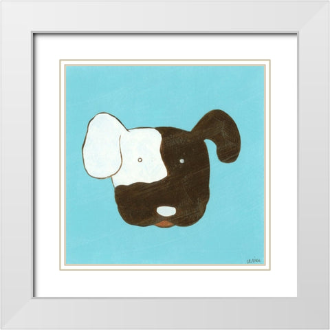 Max White Modern Wood Framed Art Print with Double Matting by Vess, June Erica