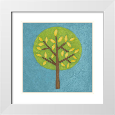 Augusts Wish I White Modern Wood Framed Art Print with Double Matting by Zarris, Chariklia