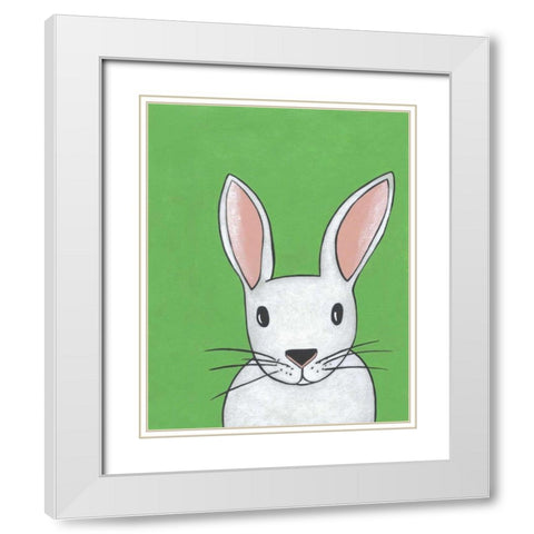 Pet Portraits I White Modern Wood Framed Art Print with Double Matting by Zarris, Chariklia