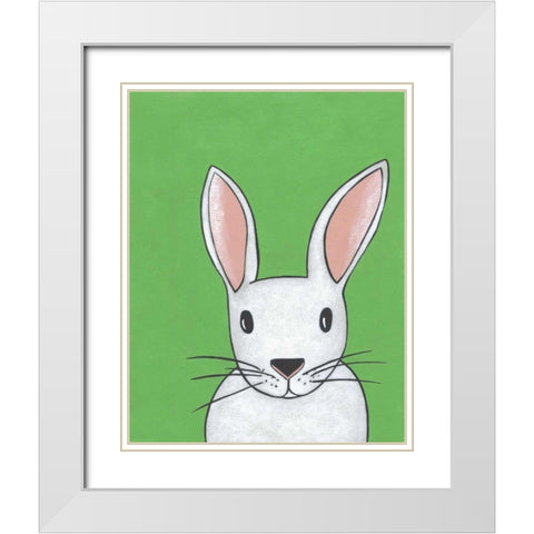 Pet Portraits I White Modern Wood Framed Art Print with Double Matting by Zarris, Chariklia