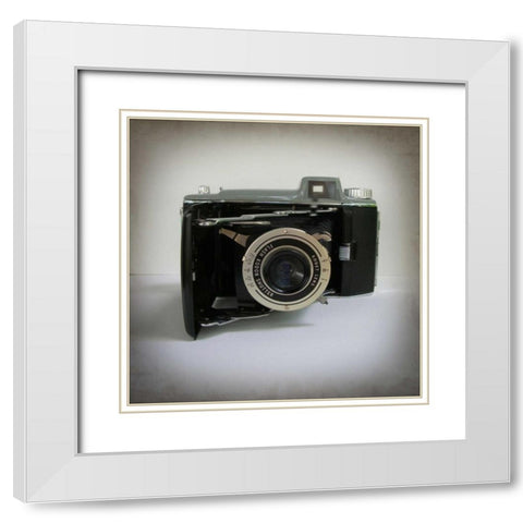 Camera Collection III White Modern Wood Framed Art Print with Double Matting by Zarris, Chariklia