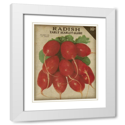 Heirloom Variety I White Modern Wood Framed Art Print with Double Matting by Fagalde, Jarman