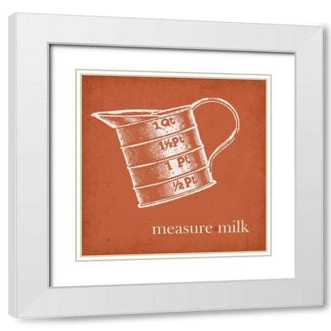 Cottage Kitchen IV White Modern Wood Framed Art Print with Double Matting by Fagalde, Jarman