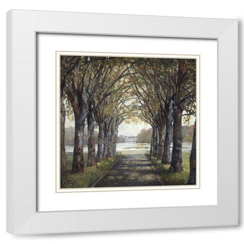 Lakes Rendezvous II White Modern Wood Framed Art Print with Double Matting by Reynolds, Graham