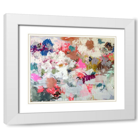 Really I White Modern Wood Framed Art Print with Double Matting by Youngstrom, Kent