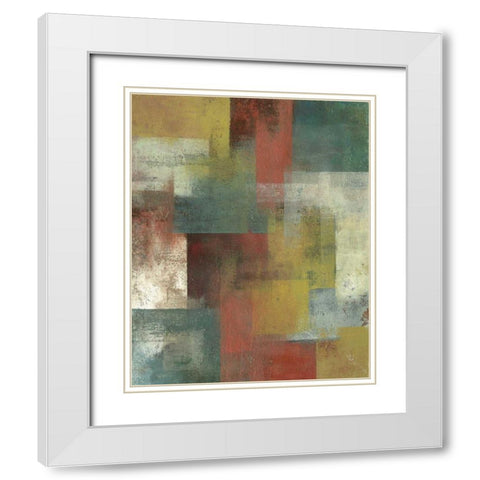 Amelia Island Blue I White Modern Wood Framed Art Print with Double Matting by Green-Aldridge, W.