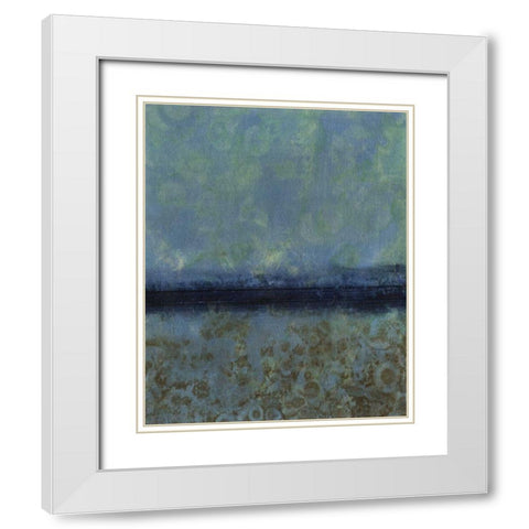 Diffused Light I White Modern Wood Framed Art Print with Double Matting by Green-Aldridge, W.