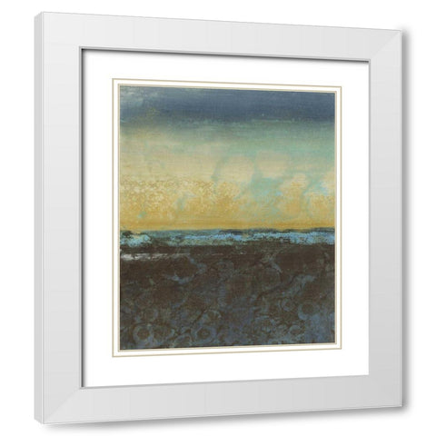 Diffused Light II White Modern Wood Framed Art Print with Double Matting by Green-Aldridge, W.