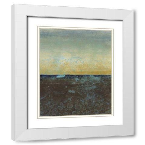 Diffused Light III White Modern Wood Framed Art Print with Double Matting by Green-Aldridge, W.