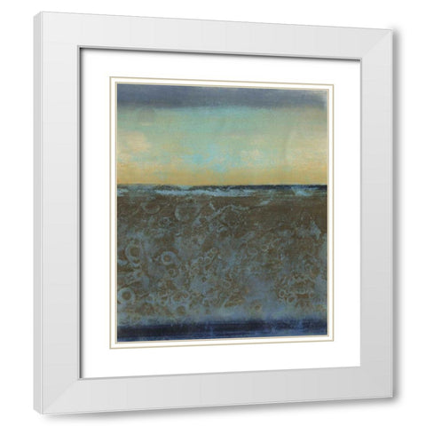 Diffused Light IV White Modern Wood Framed Art Print with Double Matting by Green-Aldridge, W.