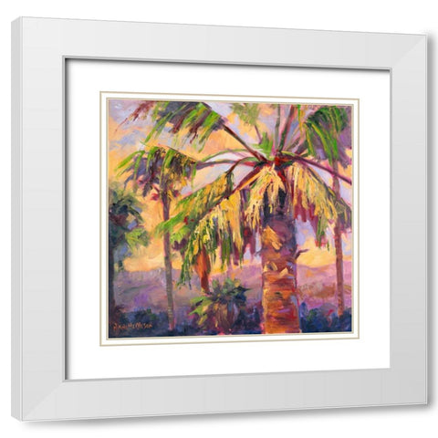 Desert Repose VI White Modern Wood Framed Art Print with Double Matting by Oleson, Nanette