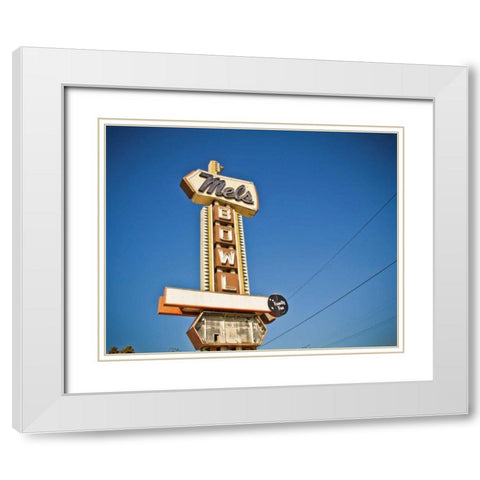 Vintage Bowl II White Modern Wood Framed Art Print with Double Matting by Recapturist