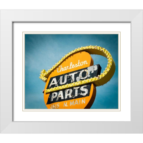 Vintage Retail I White Modern Wood Framed Art Print with Double Matting by Recapturist