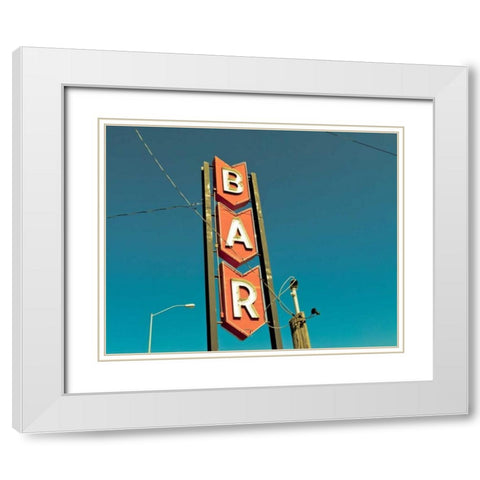 Vintage Retail III White Modern Wood Framed Art Print with Double Matting by Recapturist